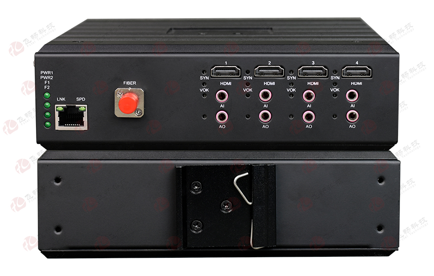 飞畅科技-(2路双向2K hdmi) 或(3路正向+1路反向2K hdmi) +1路千兆以太网+1路USB光端机