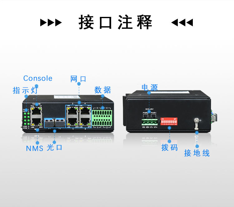 二层和三层工业交换机的主要参数说明