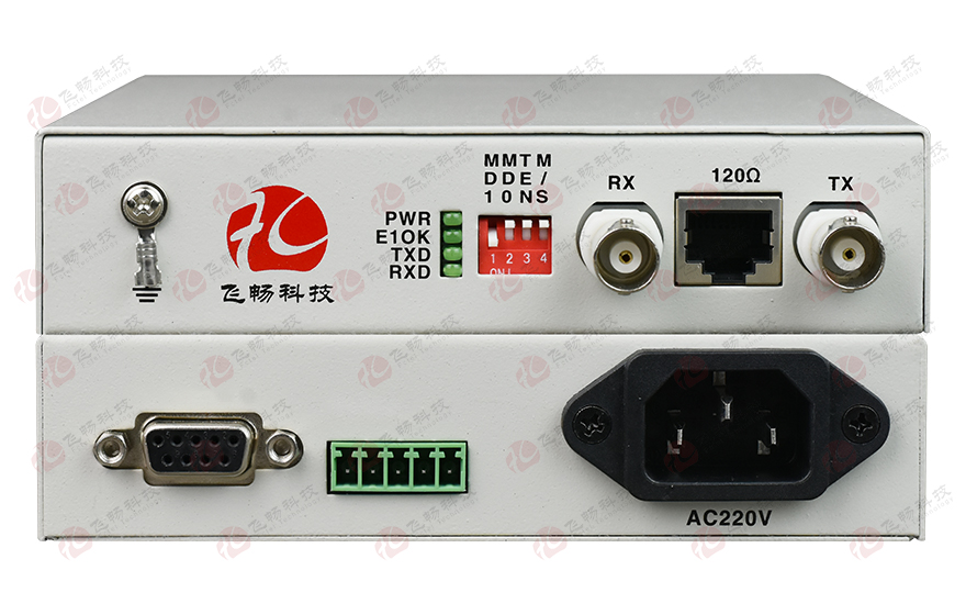 飞畅科技-全信号RS232转E1 协议转换器