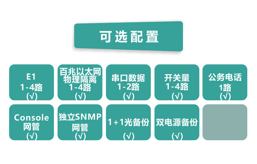 飞畅科技-4E1+4xFE(物理隔离)1+1光备份 PDH光端机
