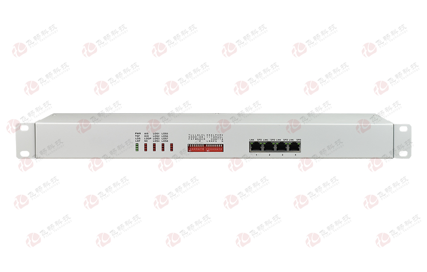 飞畅科技-8E1-4ETH逻辑隔离转换器