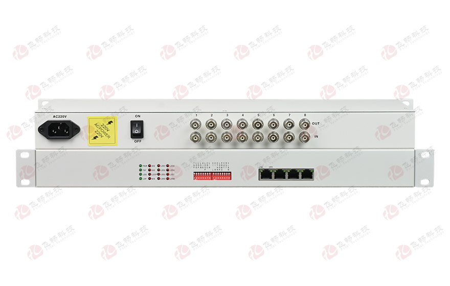 飞畅科技-8E1-4ETH逻辑隔离转换器
