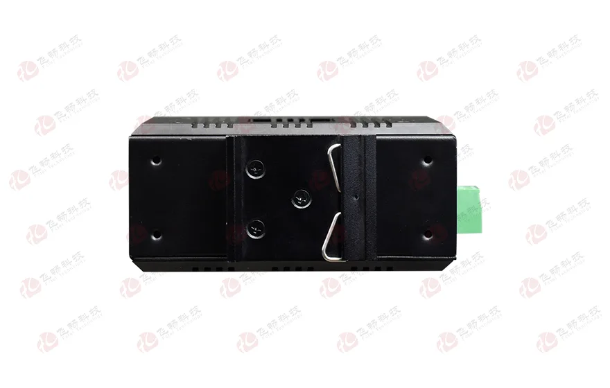 飞畅科技-mini工业轨式1路百兆光+8路百兆电光纤收发器