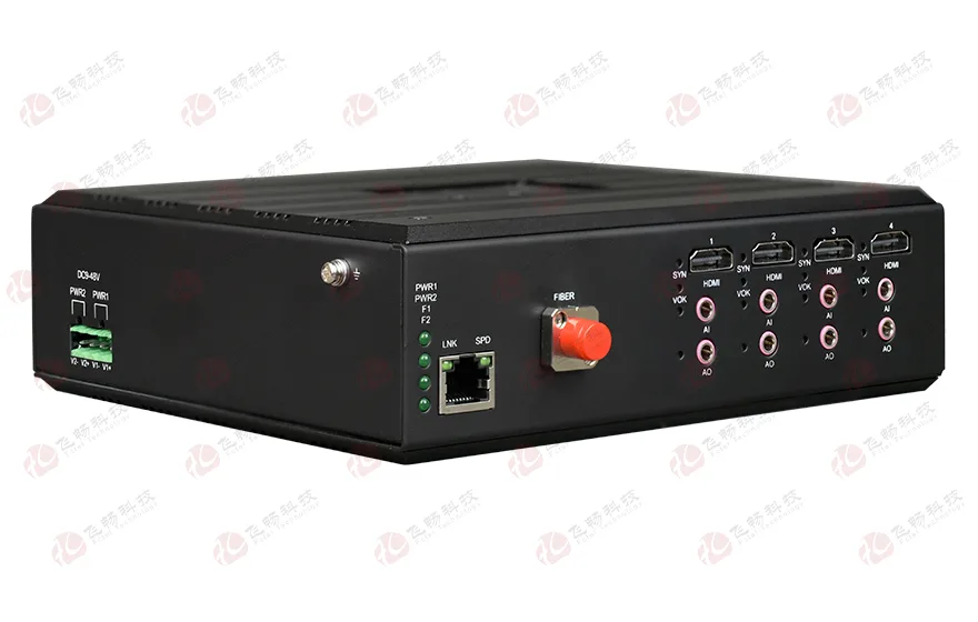 飞畅科技-4路2K HDMI + 1路千兆以太网 光端机