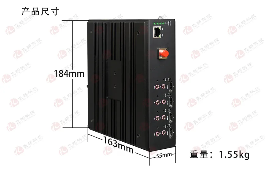 飞畅科技-(2路双向2K hdmi) 或(3路正向+1路反向2K hdmi) +1路千兆以太网+1路USB光端机