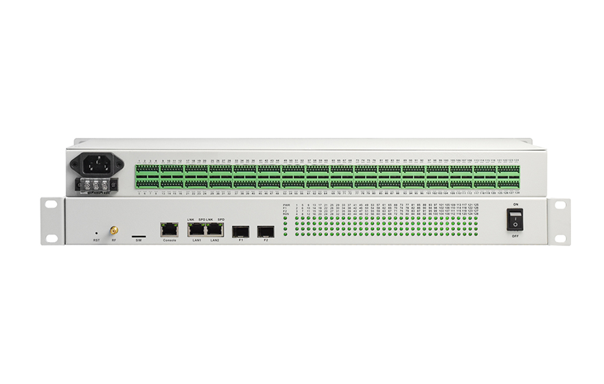 飞畅科技-机架式1-128路DI/DO/AI/AO 转网络-4G-Lora   远程测控终端
